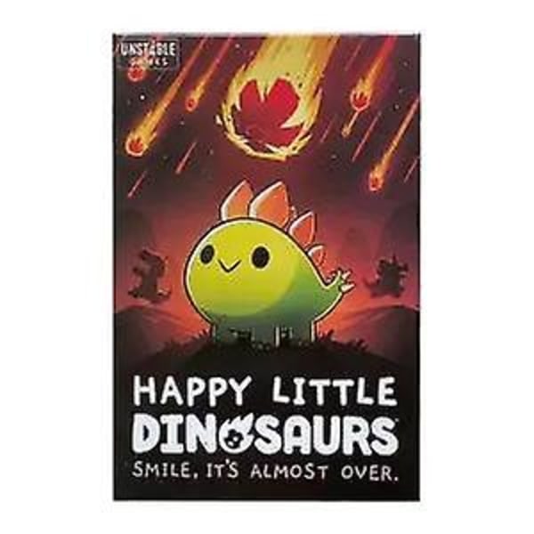 Englanninkielinen versio Happy Little Dinosaurs Happy Little Dinosaurs -laajennus lautapelikorttistrategiapeli Happy Little Dinosaurs - perusteet