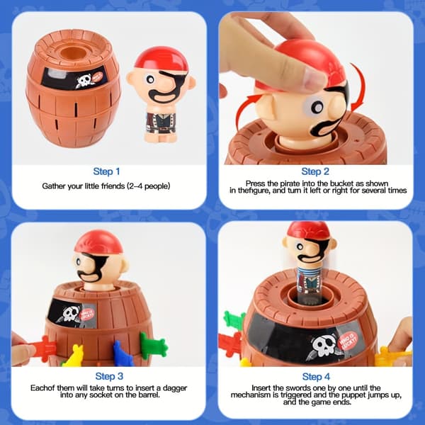 Lahja lapsille Pirate bucket