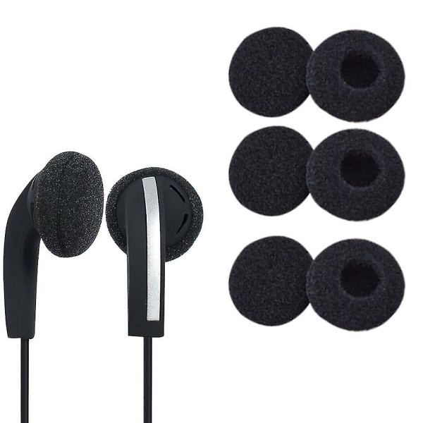 10 par 18mm dekselutskiftningsputer for ørepropper Myke deksel øreputer for Mx375 Mx365 hodetelefoner