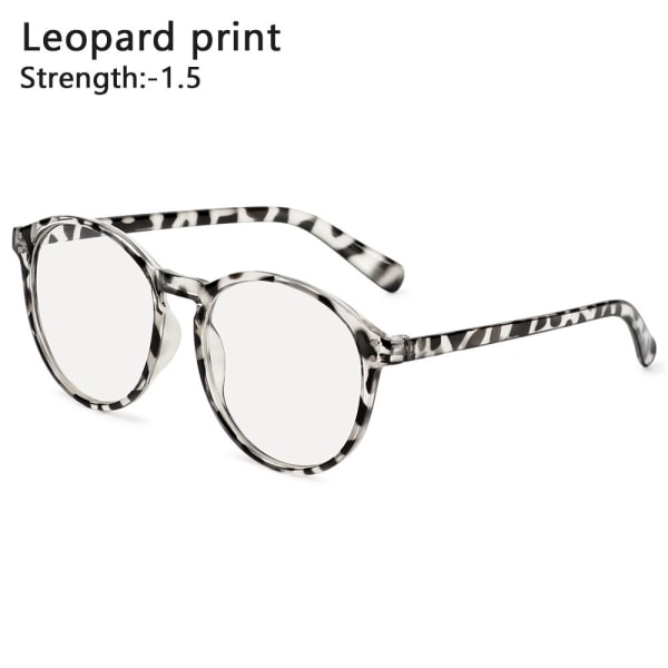 -1.0~-4.0 Myopia Briller Briller LEOPARD PRINT STYRKE 1.50 leopard pris leopard print Strength 1.50-Strength 1.50