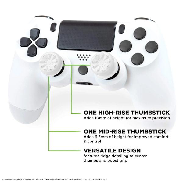 KontrolFreek FPS Freek Galaxy for Playstation PS4 5 High-Rise Analog Stick Joystick Controller Performance Thumbsticks PS5 4-1