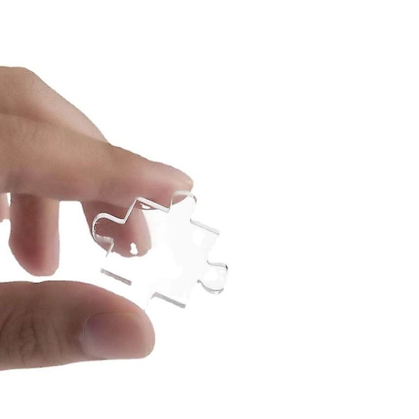 200-delars Transparent Pussel för Pojkar Flickor Roliga Transparenta Blanka Akryl Pussel Leksaker Transparent Enkelt Pusselspel