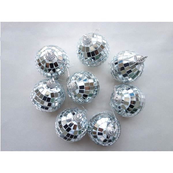 12 st Disco Ball Dekoration Spegel Ball Ornament För Fest