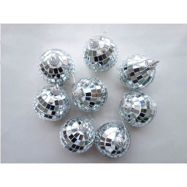 12 stk Disco Ball Dekorasjon Speil Ball Ornamenter Til Fest