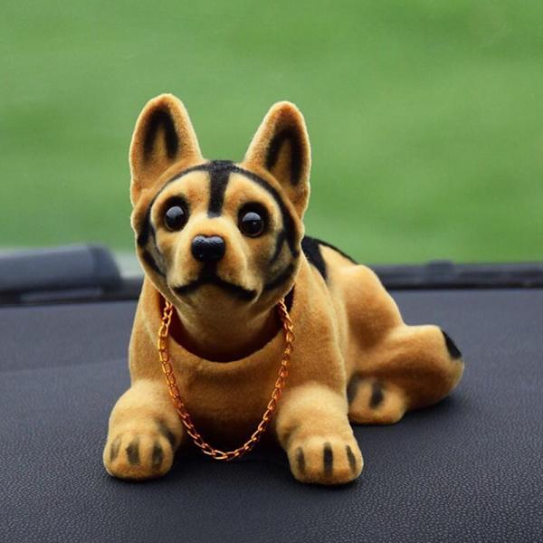 Ristende hodehund nikkende flekkete hund 5 5 5 5