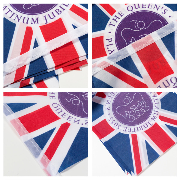 11 m 36 jalkaa Platinum Jubilee Bunting Banner Queen's 70th Union Jack Flag 40 Flags
