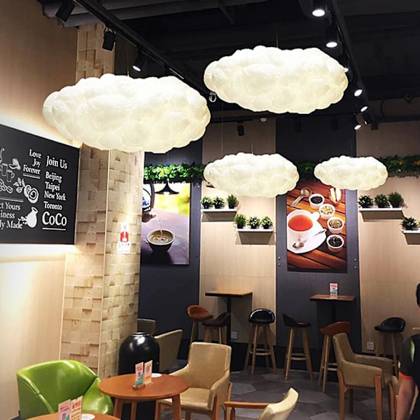 Skylampe - Lys, justerbar, søt utseende, kunstig sky LED-taklampe