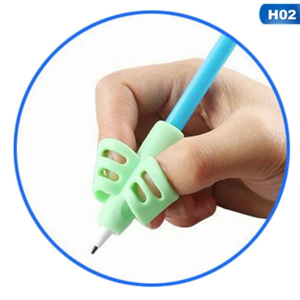 5x Børne Pencil Grip Pen Holder Skrivehjælp Pen Holder Posture Correction