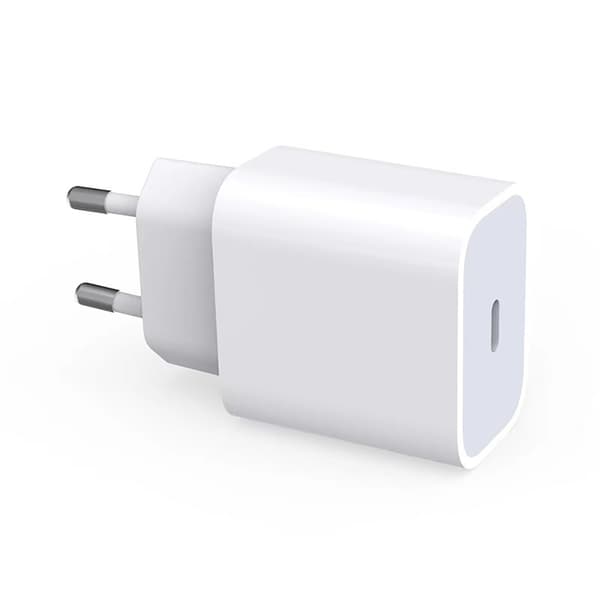iPhone hurtiglader med hurtigladekabel, med iPhone 14