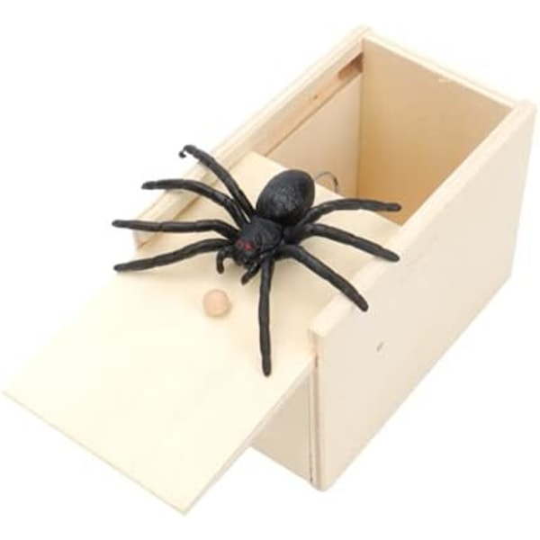 Spider Prank Skrämma Box Halloween överraskning upptåg skämt lådor