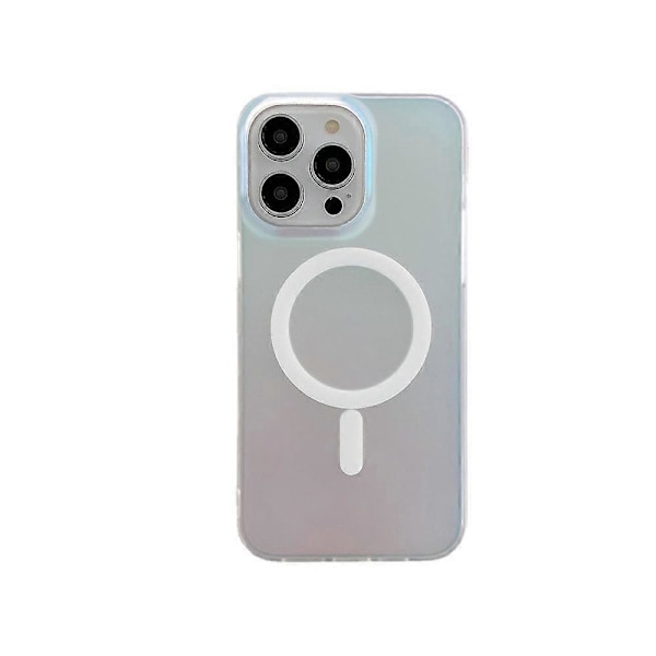 Fodral för Apple 15pro mobiltelefon iPhone16, frostat färgbyte, färgglatt, Magsafe magnetisk sugfoder iPhone16 plus