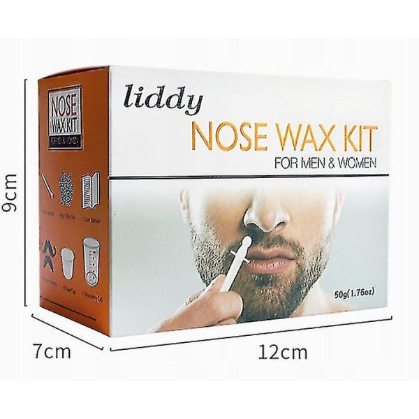 Nose Wax For Men And Women, Nasal Hair Removal Wax Kit With Highly Safe Applicator Wax Kita