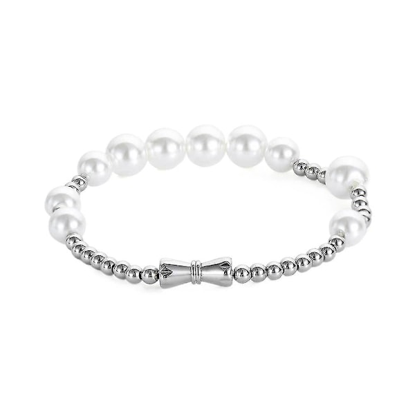 Perle Armbånd i Rustfrit Stål, 19 cm