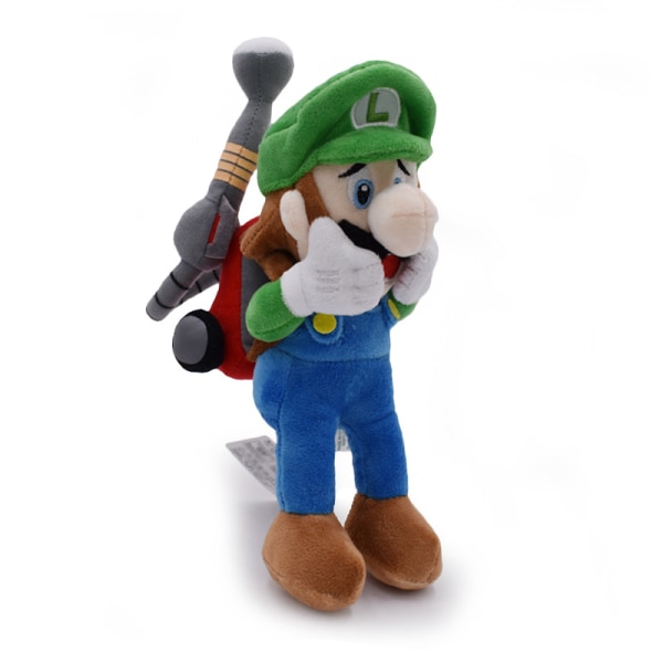 Super Mario Luigi's Mansion 2 Luigi Plysch Mjuk Leksak Docka Nalle Fylld Djur 10\"