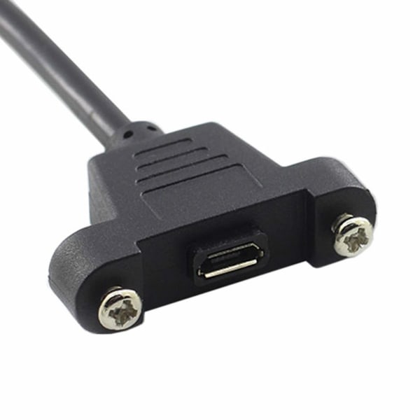 USB-hane till USB-hona för panelmontering, 50 cm