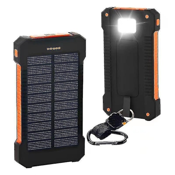 Powerbank med solcell Portabel laddare 20000mAH