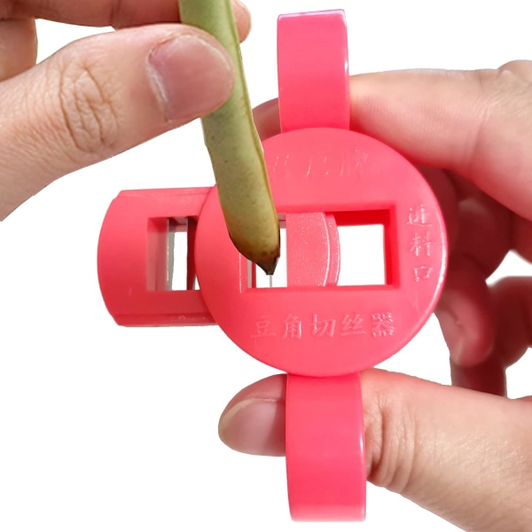 Stark Mini Runner Bean Slicer, Skarpa Skärverktyg för Runner Bönor