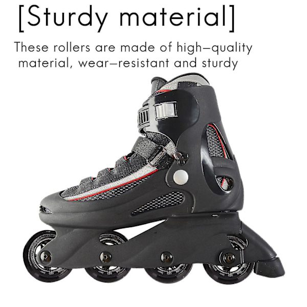 8-pack inline hjul, inomhus/utomhus rullskridskor hjul, ersättningshjul med kullager 64mm