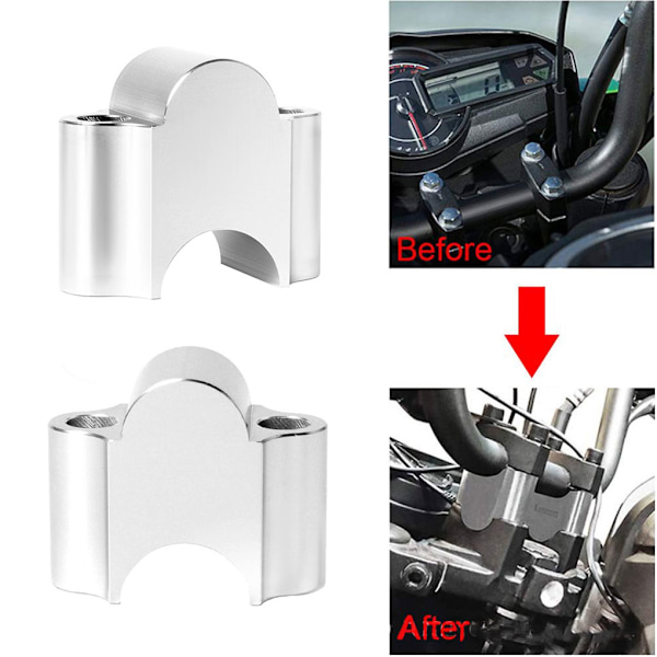 1/3/5 2st/set Höghållfast Monteringsklämma för Stång av Aluminiumlegering För Vit 28mm White 28mm Piece