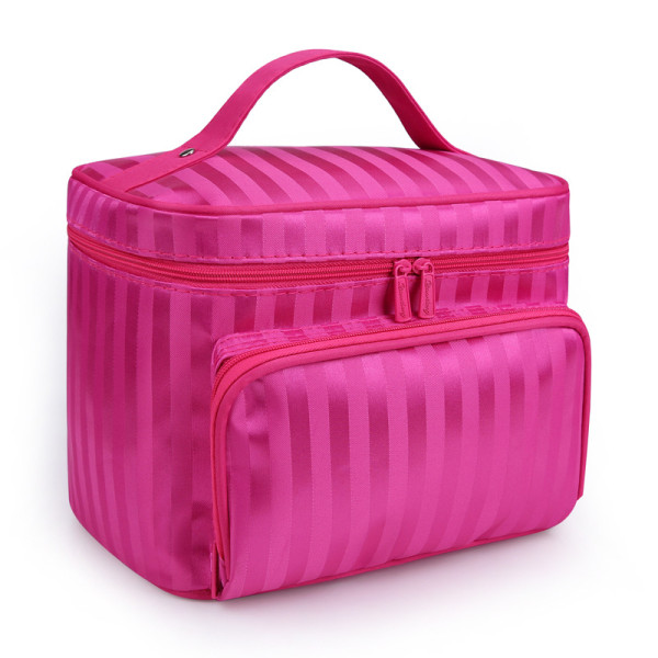 Kvinnor stor kosmetisk smink resor Toalettväska Portable Case Organizer Handväska
