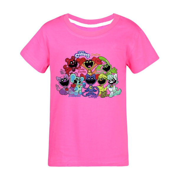 Playtime Chapter 3 The Smiling Critters T-shirt Boys Girls T-shirt Cartoon Anime T-shirts Harajuku Tops Tees Summer Short Sleeve Rose