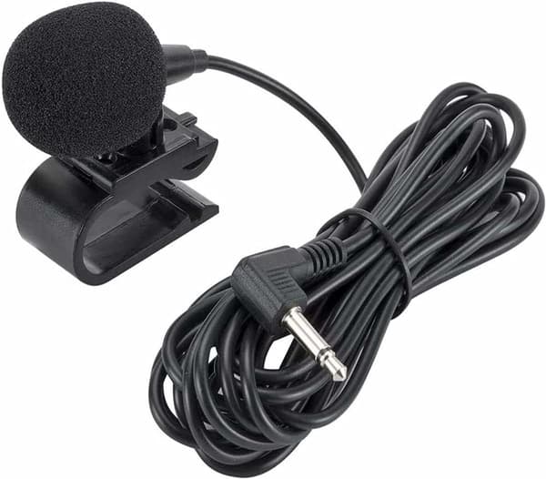 2,5 mm ekstern mikrofon for Pioneer bilstereo Bluetooth lydradio hovedenhet mikrofon