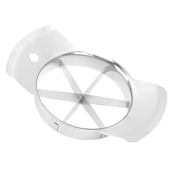 Appelsin eple pære kutter appelsinkutter 304 rustfritt stål fruktkutter hjem fruktkutter slicer sølv