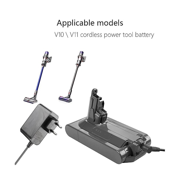 Lader for V10 V11 V15 Sv12 Sv15 Støvsuger Erstatning Ladekabel Batteri Strømadapter 30.45v As Shown