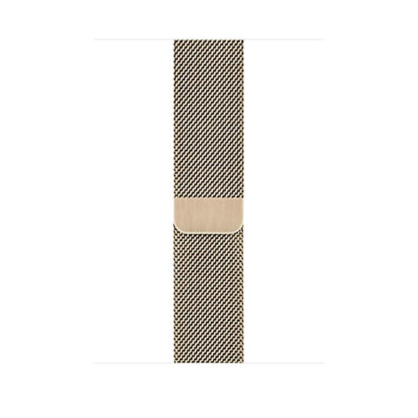 Apple guld rustfrit stål Milanese loop til 38mm 40mm 41mm ure