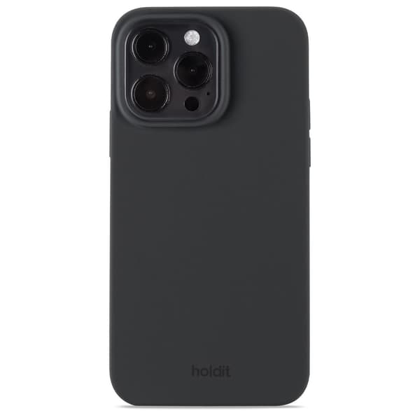 holdit iPhone 15 Pro Max Mobilcover Silikone Sort_xx 56