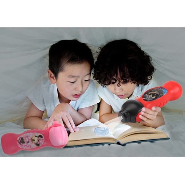Kids Cartoon Projector Flashlight Luminous Toy Rotatable Lens 24 Patterns