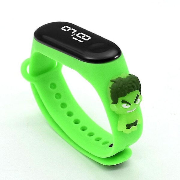 Marvel Avengers Kids Watch Spiderman Hulk Anime Figur Rem