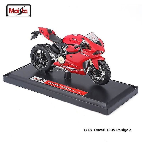 Maisto Ducati Panigale V4 S Corse 1:18 Skala Legering Motorcykel Diecast Modell Samlarobjekt Klass Presentleksak 1199 Panigale
