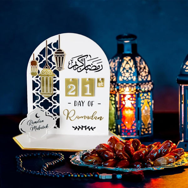 Ramadanin Adventi-kalenteri, Ramadanin Koristeet Kotiin, Akryylilaskentakalenterit Ramadan