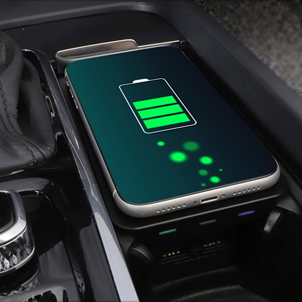 15W Trådlös Laddningsplatta Induktion Passar för S60/V60/XC60/S90/V90/XC90 0.2