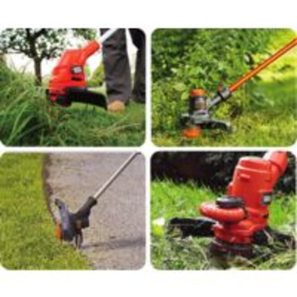BLACK+DECKER Sæt med 3 reserve snore til græstrimmer, automatisk afvikling, 3 x 12 m nylonsnor, ⌀1,65 mm snor, A6441X3-XJ Blå