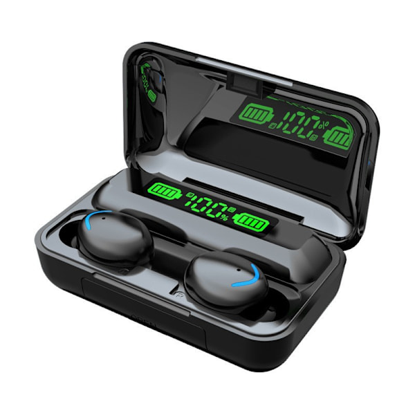 Trådløse ørepropper Bluetooth 5.3 In Ear-hodetelefoner 40 timers spilletid LED-strømindikator Ladeetui