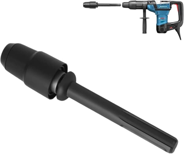 SDS Max til SDS Plus Adapter til Borehammer til SDS Max Borehammer Sort