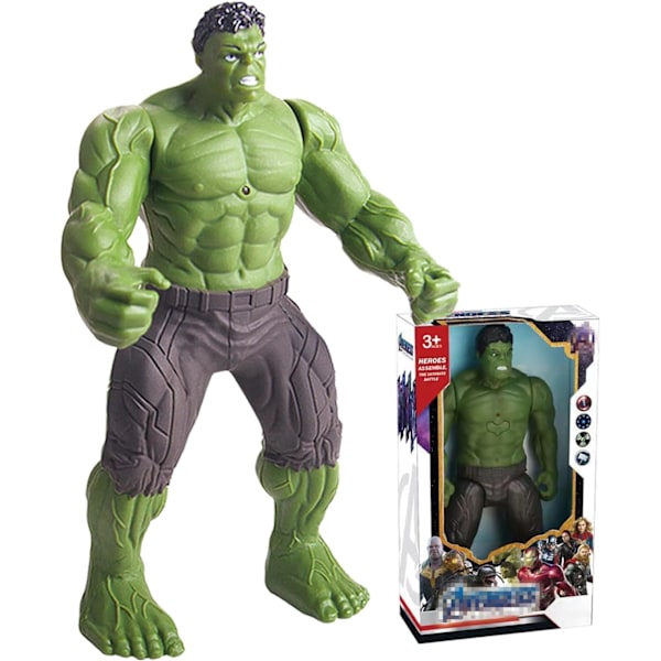 Iron Man Spider-Man Captain Marvel Captain America Thanos Hulk Avengers Lysende Figurer Hulk