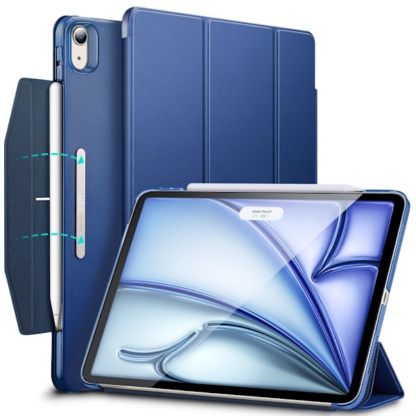 ESR iPad Air 2020/2022/2024 Case Tri-Fold Ascend Dark Blue