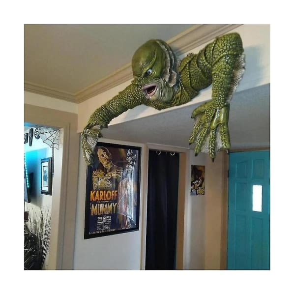 Be From The Creature From The Black Lagoon, Funny Garage Home Decor Bars Decor, Lizard Man Horror