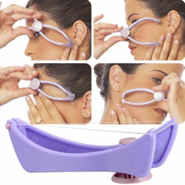 3st Manual Beauty Tool Mini Ansiktsbehandling kindhårborttagning Bomullstrådshårborttagningsmedel