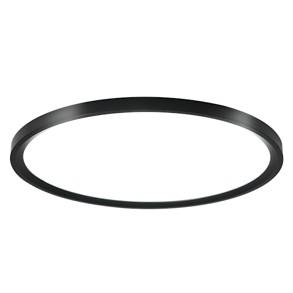 Ultra-tynd LED loftslampe med indirekte baggrundsbelysning, integreret 24W LED-plade, Ø27cm loftslampe