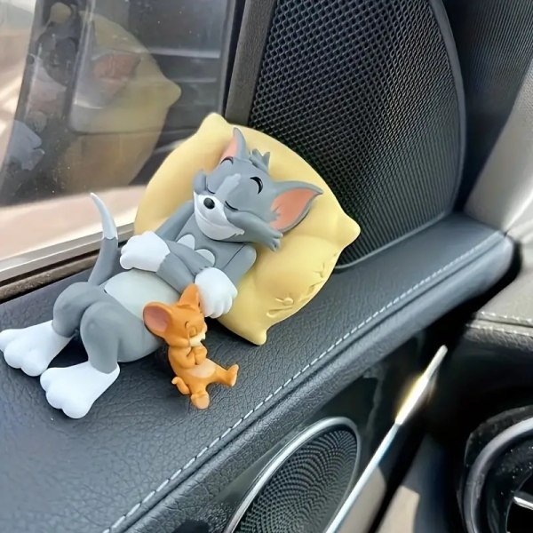 Tom og Jerry Anime Actionfigur Skulpturmodell for Hjemmet