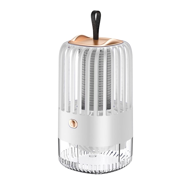 Hiljainen ja matalasäteilyinen USB-ladattava monitoiminen hyttyskarkotin kotiin ja retkeilyyn [Suora liitäntä] (valkoinen) white plug-in model