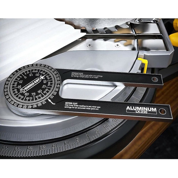 360 aluminium geringssåg gradskiva vinkelsökare för träbearbetning mätverktyg