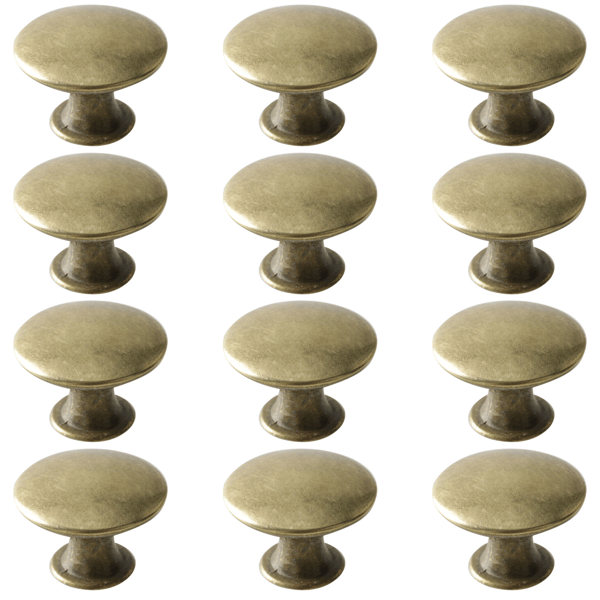 Cabinet Handle Drawer Handle with Screws 12-pack Gold Gold 144