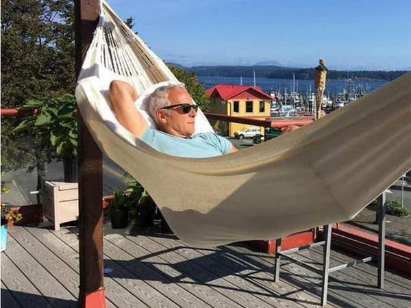 Large Hammock - 200cmx80cm - Cotton - Holds 200kg