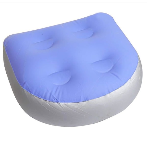Uppblåsbar bältesstol, bubbelkudde Spas Bälteskudde för alla spa och badtunnor (1 st blå)