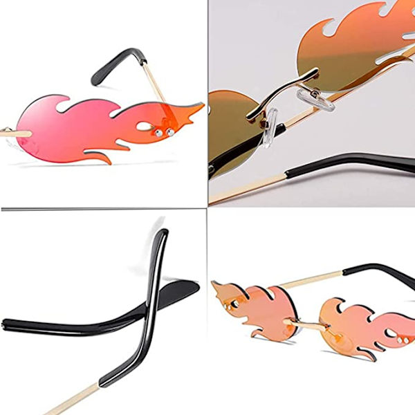 Flamsolglasögon, 2-pack flamsolglasögon, flamsolglasögon